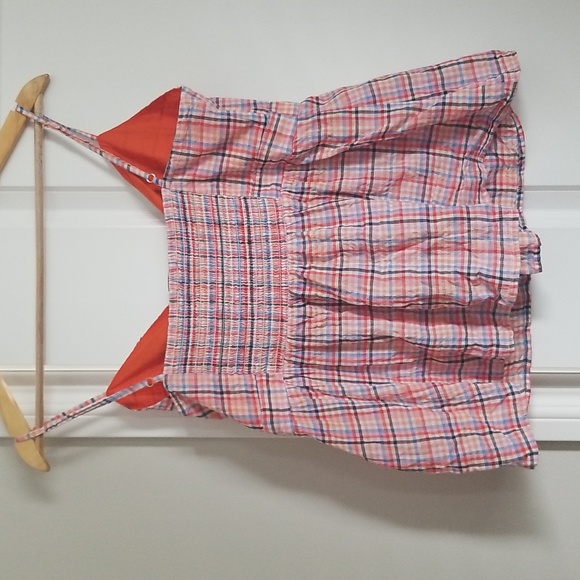 Loft plaid babydoll tank size M - Picture 5 of 7